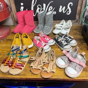 Size 8 girls shoe lot
